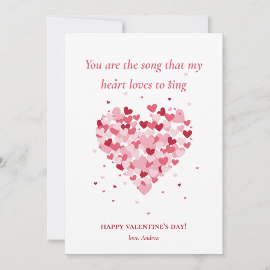 Hearths Photo Valentijnsdag Feestdagenkaart (Voorkant)