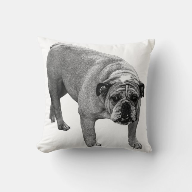 Hearthside Bulldog Kussen (Voorkant)