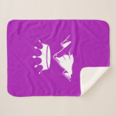 Hearthstone Flag - Kleine Sherpa Blanket Deken (Voorkant (horizontaal))