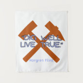 Hearthstone-Gezegde - Klein hout Wandkleed (Voorkant)