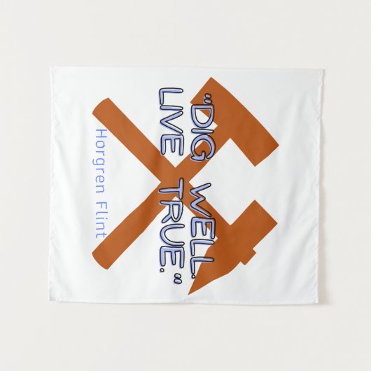 Hearthstone-Gezegde - Klein hout Wandkleed (Voorkant (horizontaal))