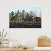 Hearthstone Vineyard in Paso Robles, CA Poster (Keuken)