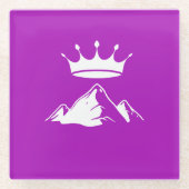 Hearthstone-vlag - Glazen Onderzetter (Voorkant)