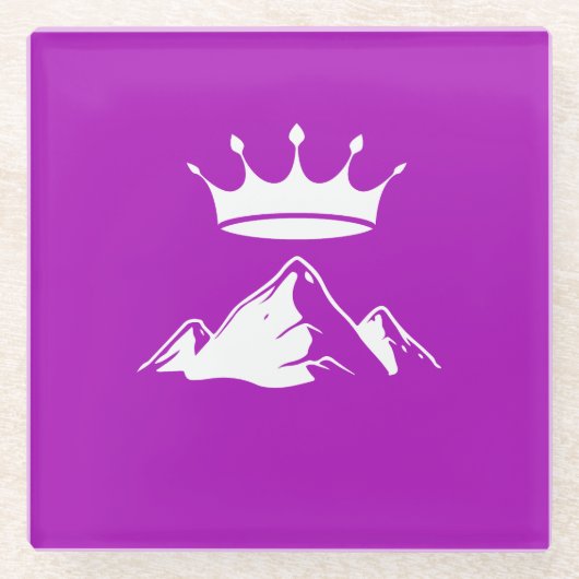 Hearthstone-vlag - Glazen Onderzetter (Voorkant)