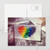Hearthues (Crayon Love) Briefkaart (Voorkant / Achterkant)