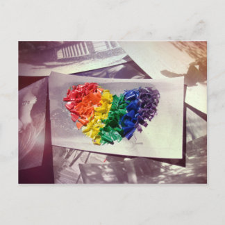 Hearthues (Crayon Love) Briefkaart