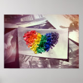 Hearthues (Crayon Love) Poster (Voorkant)