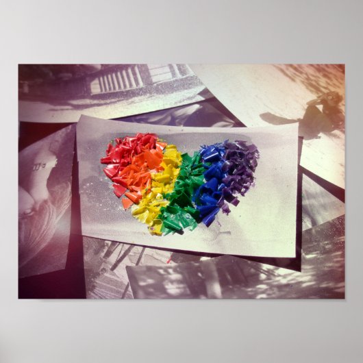 Hearthues (Crayon Love) Poster (Voorkant)