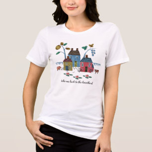 Heartland Cozy Americana Vintage Country Stijl Tri-Blend Shirt