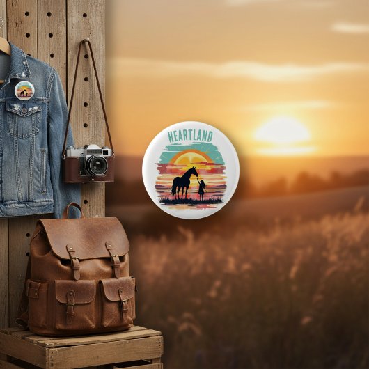 Heartland Dreams Ronde Button 3,2 Cm