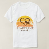 Heartland,Heartland Ranch,glitter Heartland,sunset T-shirt (Design voorkant)
