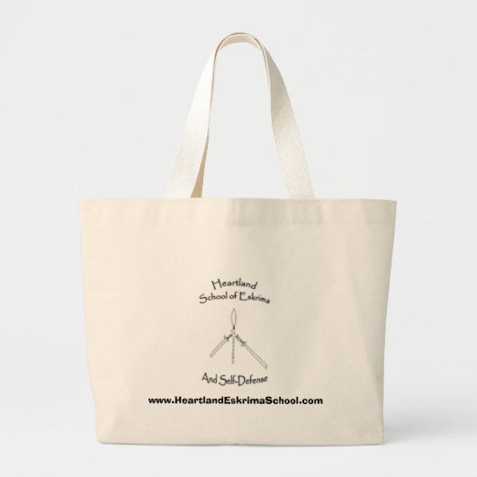 Heartland School Logo Bag Grote Tote Bag (Voorkant)