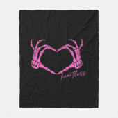 Heartless Skeleton Hands Classic Fleece Deken (Voorkant)