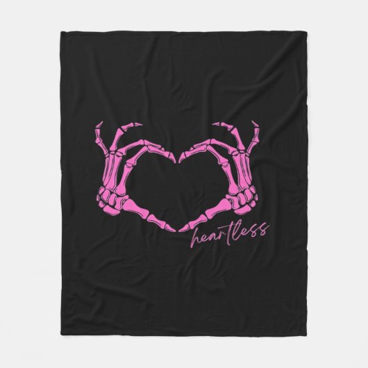 Heartless Skeleton Hands Classic Fleece Deken (Voorkant)