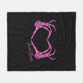 Heartless Skeleton Hands Classic Fleece Deken (Voorkant (Horizontaal))
