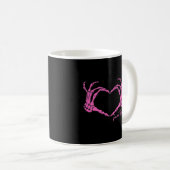 Heartless Skeleton Hands Classic Koffiemok (Voorkant rechts)