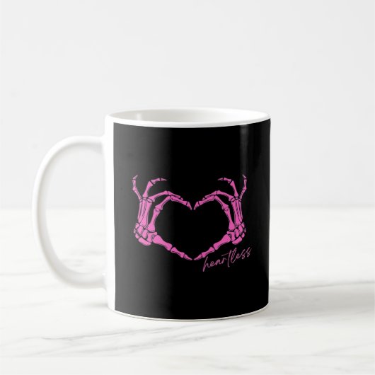 Heartless Skeleton Hands Classic Koffiemok (Links)