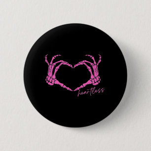 Heartless Skeleton Hands Classic Ronde Button 5,7 Cm