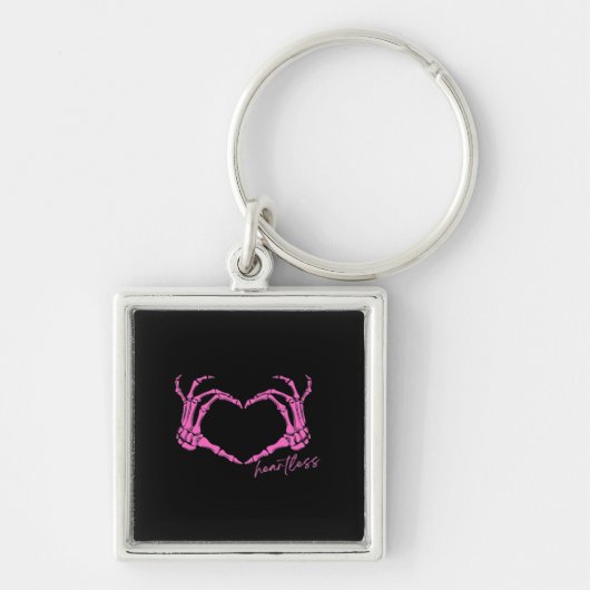Heartless Skeleton Hands Classic Sleutelhanger (Voorkant)