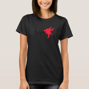 Heartline Sport Judo Martial Heart Life Line 2 T-shirt