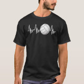 Heartline Sports Volleyball Love Heart Lifeli T-shirt (Voorkant)