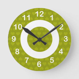 Heartlines-Celery Green Ronde Klok