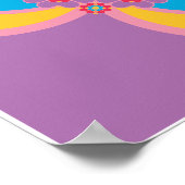 HeartMandala met HeartSpring Poem Poster (Hoek)