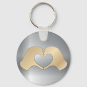 HeartMark Heart Hand (TM) Sleutelhanger (Voorkant)