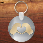 HeartMark Heart Hand (TM) Sleutelhanger (Voorkant)