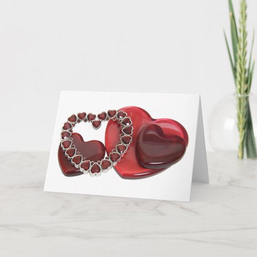Hearts072509 Feestdagen Kaart (Voorkant)