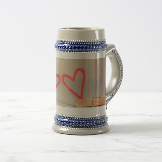 Hearts 22 oz Stein Bierpul (Voorkant rechts)