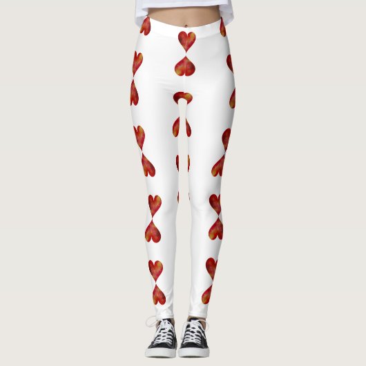 Hearts Aangepaste Leggings (Voorkant)