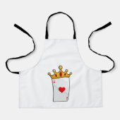 Hearts Ace met Queen Crown Schort (Voorkant)