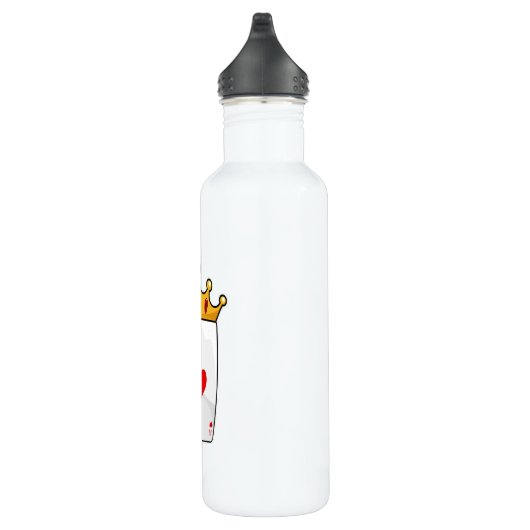 Hearts Ace met Queen Crown Waterfles (Rechts)