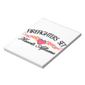Hearts Aflame Notitieblok (Linkerzijde)