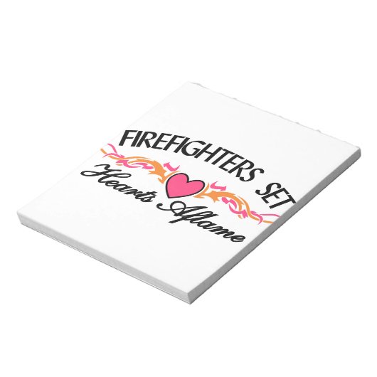 Hearts Aflame Notitieblok (Linkerzijde)