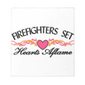 Hearts Aflame Notitieblok (Voorkant)