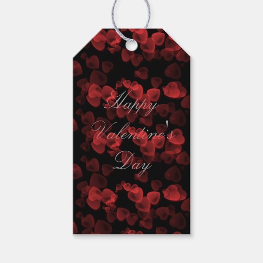 Hearts Afloat Valentijnskaarten Cadeaulabel (Voorkant)