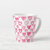 Hearts Aflutter Ceramic Latte Mok (Rechterhoek)