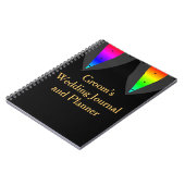 Hearts Aglow met Pride Gay Groom's Journal Notitieboek (Linkerzijde)