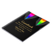 Hearts Aglow met Pride Guestbook voor homoseksuele Notitieboek (Linkerzijde)