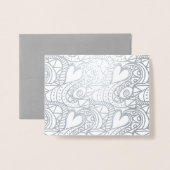 Hearts Alive Folie Kaarten (Voorkant met envelop)