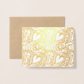 Hearts Alive Folie Kaarten (Voorkant met envelop)