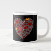 Hearts allover grote koffiekop (Rechts)