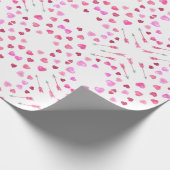 Hearts and Arrows Valentijnsdag Wrapping Paper Cadeaupapier (Hoek)