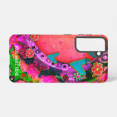 "Hearts and Flowers" Inspiron iPhone Case Samsung Galaxy Hoesje (Achterkant horizontaal)