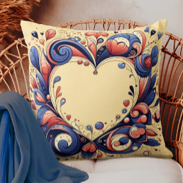 Hearts and Flowers Sierkussen