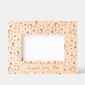 Hearts and Spots  Elegant Trendy Afbeelding Gegraveerde Lijstjes (Voorkant)