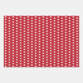 Hearts Arrows Initialen Gepersonaliseerde Valentij Inpakpapier Vel (Voorkant)