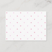 Hearts Baby Book Request schoolbord | Baby Shower Informatiekaartje (Achterkant)